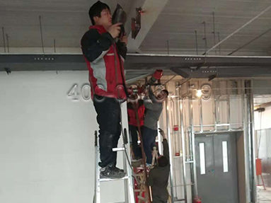 商场专卖店消防施工